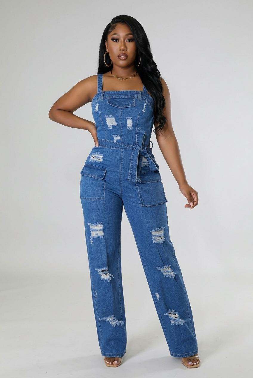 The “Denim Dream” Jumpsuit