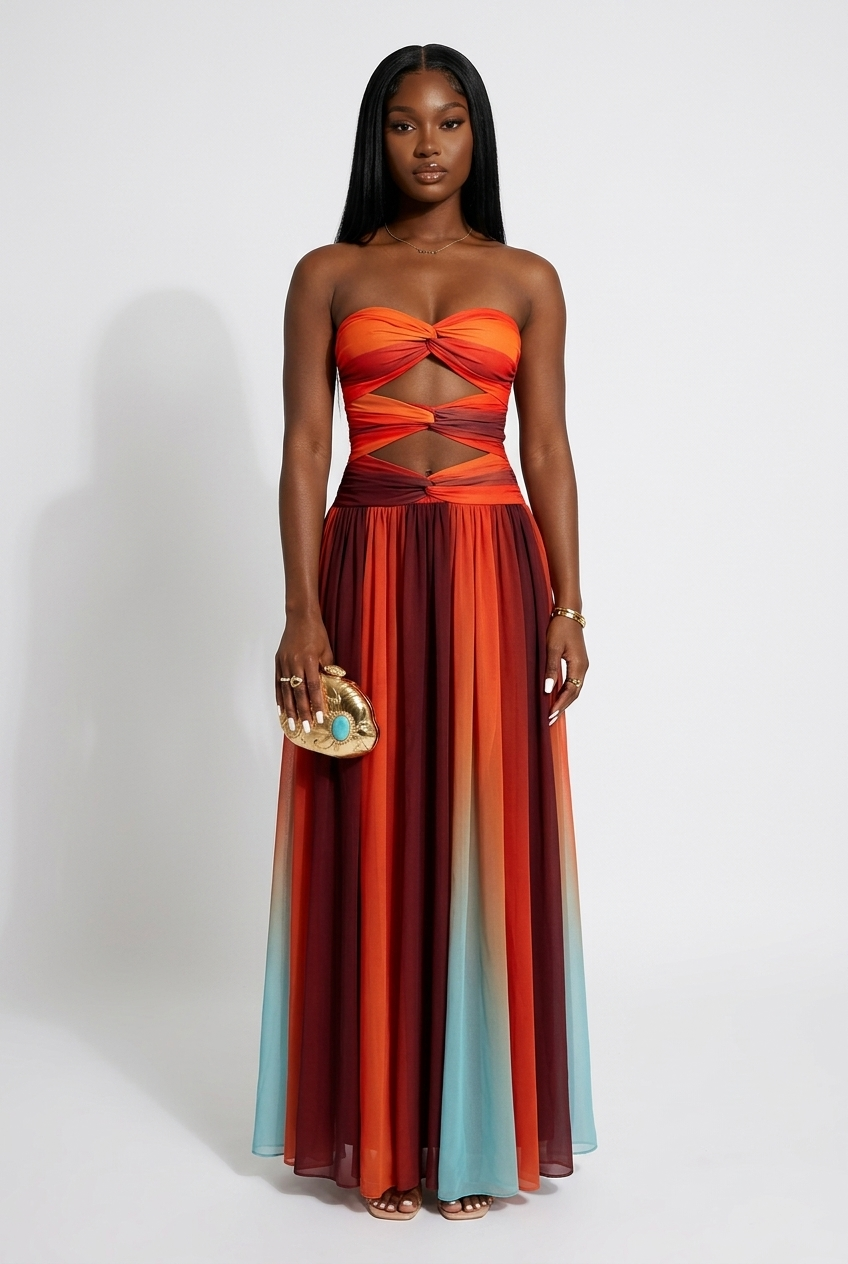 The “Sunset Serenade” Dress