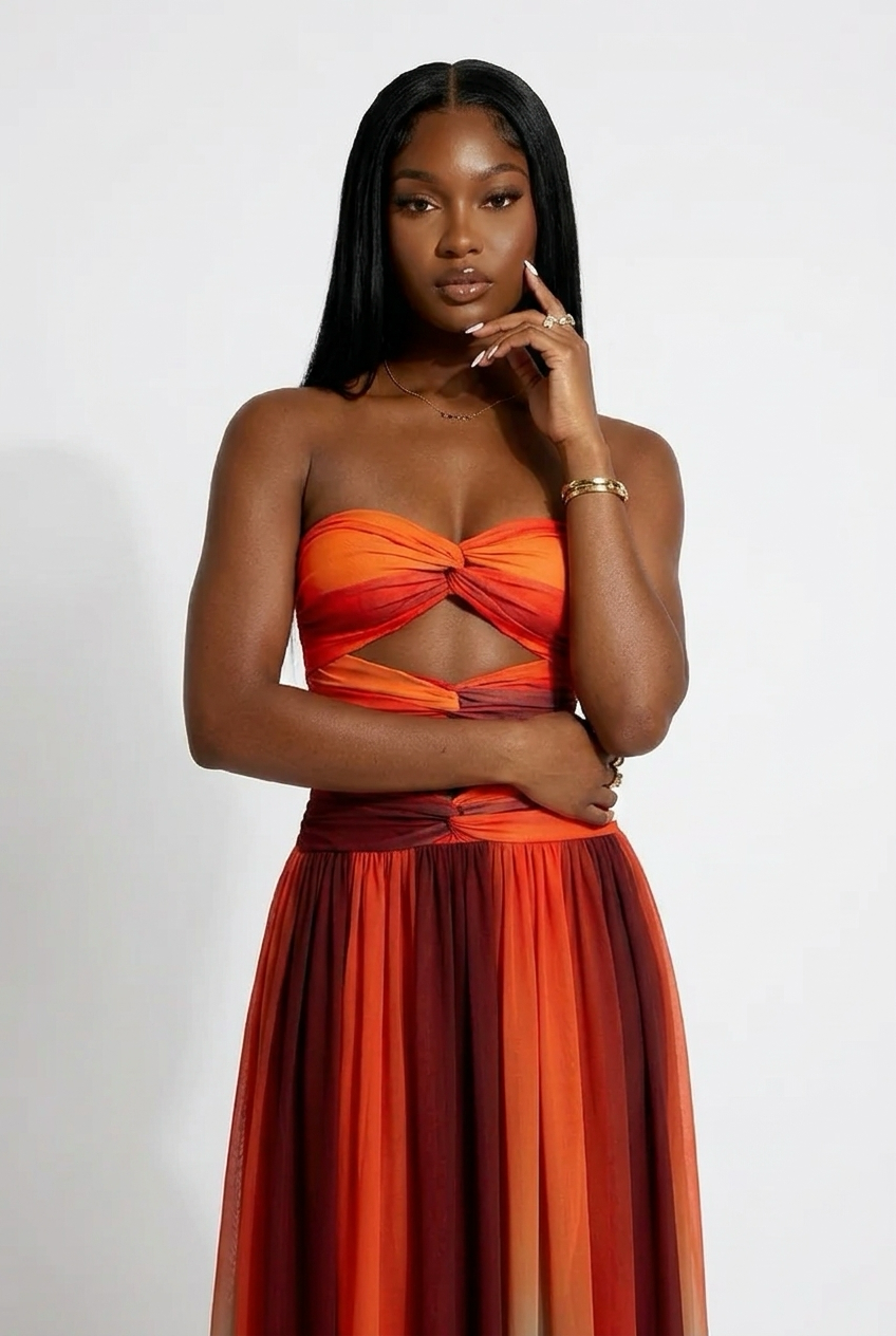 The “Sunset Serenade” Dress