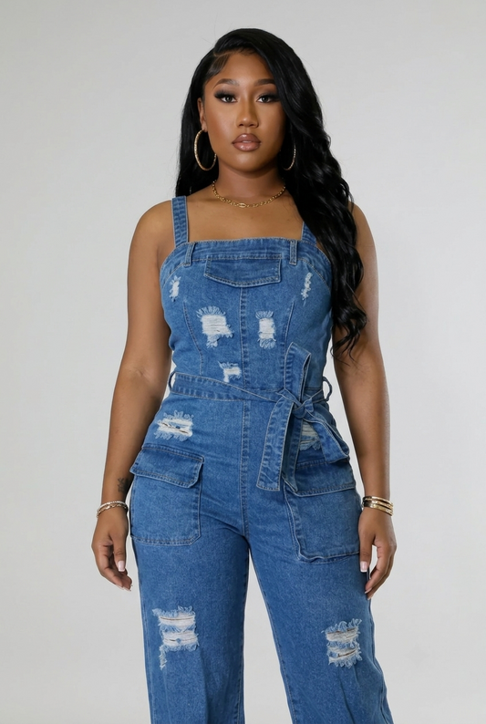 The “Denim Dream” Jumpsuit